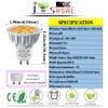 JSVSAL MR16 (GU10 Base) LED Light Bulb,Dimmable,120-Volt,Yellow, 6-Watt(50-Watt Equivalent),Aluminum Casing,40