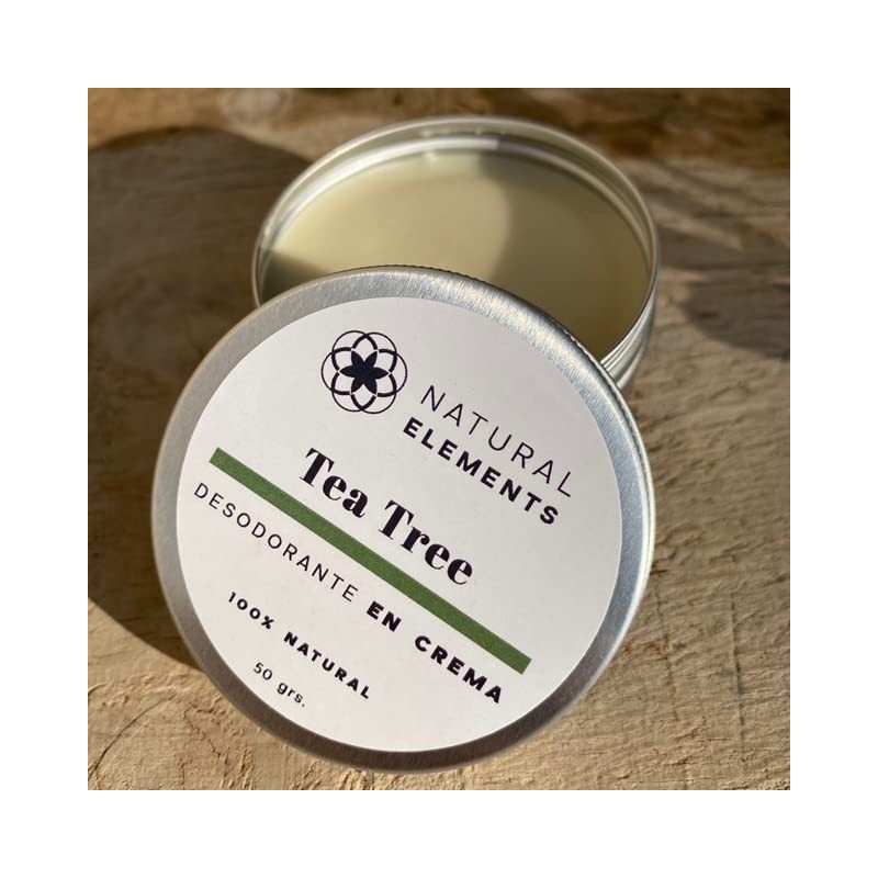 Natural elements, Desodorante en crema Tea Tree & Romero