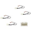 2 Pair Car Stereo Speaker Wire Connection Harness Plugs for 4 Speakers Installation -Made for Mazda: 2011-2018 Mazda2 2, 2010-2019 Mazda3 3, 2016-2018 Mazda6 6, 2013-2019 CX-5