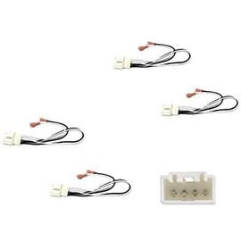 2 Pair Car Stereo Speaker Wire Connection Harness Plugs for 4 Speakers Installation -Made for Mazda: 2011-2018 Mazda2 2, 2010-2019 Mazda3 3, 2016-2018 Mazda6 6, 2013-2019 CX-5