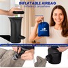 Inflatable Leg Elevation Wedge Pillow for Sleeping, Post Surgery Recovery,