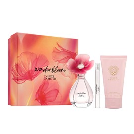 Vince Camuto Wonderbloom Women's Fragrance Gift Set, Includes 3.4 Fl Oz Eau de Parfum + 5 Oz Body Cream + 0.34 Fl Oz Pencil Spray