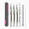 피지뽑기 8종 좁쌀압출 압출기 압출바늘 Pore Stripping 8-Piece Set Comedone Extractor Extractor Needle