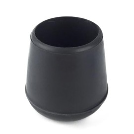 Cainz P-6 Pipe Chair Foot Rubber Cap with Inner Diameter 0.7 inch (18 mm) Black Rubber Cap Chair Leg Rubber Cover