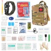 Mineup Erste Hilfe Tasche,192pcs Tactical Erste Hilfe Trauma Set, Medizinische Taktische Tasche, First Aid Kit Military, Medizinische Tasche für Zuhause Auto Schule Camping im Freien Motorrad