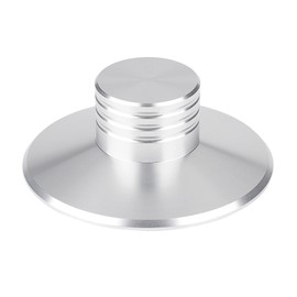 NEW Black Record Weight Clamp LP Vinyl Turntables Metal Disc Stabilizer  Silver