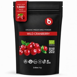 b Polvo De Arándano Silvestre Liofilizado Orgánico De Arándanos Congelados: Favorece La Armonía Urinaria Y El Equilibrio Urinario. Ideal Para Batidos, Saborizantes, Colorantes Alimentarios Y Para Prep