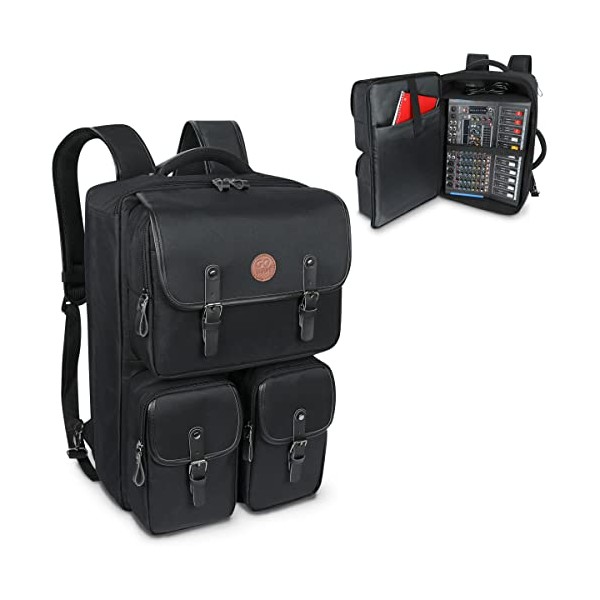 GOgroove Audio Mixer Backpack - Mixer Audio Case Compatible with