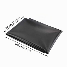 1 Motorcycle Saddle Cover Motorcycle Saddle Cover Black Leather Universal Leather Seat Protector Most Motorcycles Have a Wear-resistant and Waterproof Coating, 100 cm x 70 cm