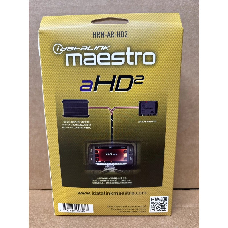 idataLink Maestro aHD2 HRN-AR-HD2 Installation Harness For Select 2014+ Harley
