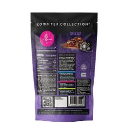 Zoma Tea Collection - CHILL OUT - Té Tisana Gourmet Herbal De Hoja Entera - Coco, Almendra y Avellana - Infusor de té - Sin Cafeína, Disminuye colesterol - Origen: Sudáfrica - 70gr
