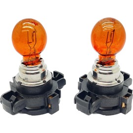 MSA 2 x PY24W Amber Indicator Bulbs Replacement 12v 24w Turn Signal