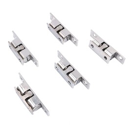 Shiwaki 5 x Ball Catch Nickel-Plated Adjustable Double Ball Tension Roller Catch Latch Hardware Attachment for Cupboard M Door (50 mm)