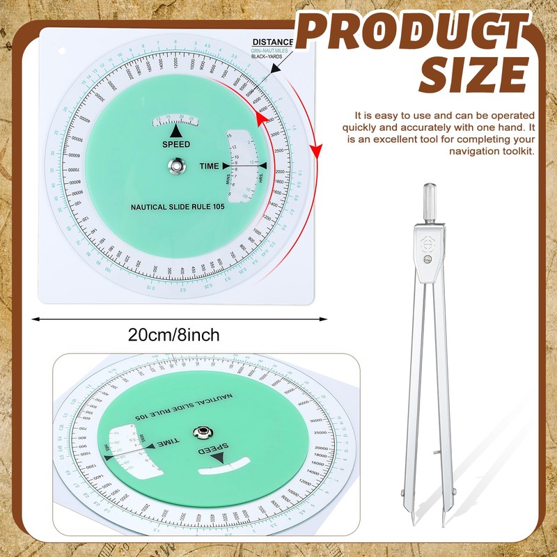 Dunzoom 3 Pcs Essentials Navigation Kit, Basic Navigation Set Include