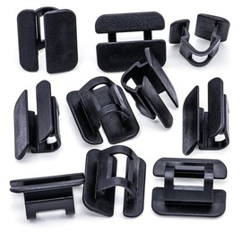 Rexka 10pcs Hood Insulation Retainer Clips for Volvo 9182822 C30, C70, S40, S60, S60 Cross Country, S70, S80, S90, V50, V60, V60 Cross Country, V70, V90, V90 Cross Country, XC40, XC60, XC70, XC90