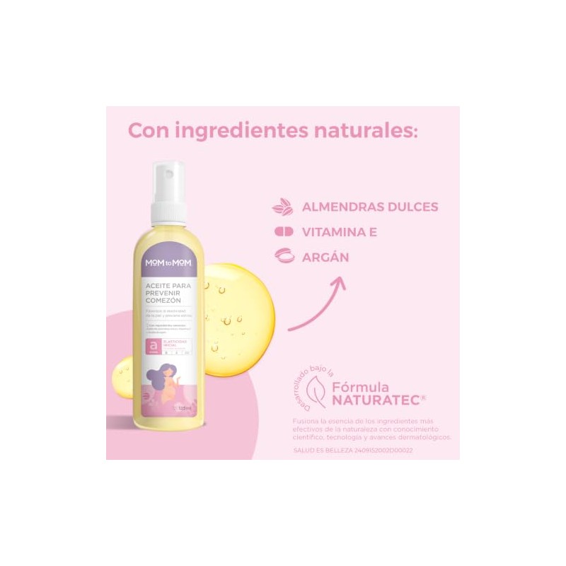 MOM to MOM Aceite para Prevenir la Comezón ETAPA a