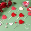 Webake Heart Lollipop Molds 6 Holes Heart Shaped Chocolate Candy
