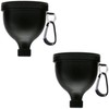 2 Pack Container to Go Funnel-Mini Funnel with and Keyring,Water