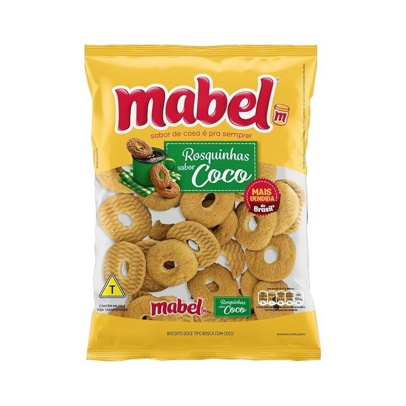 BRAZILIAN CORNER Coconut Cookies Mabel 1.32 Lb | Rosquinhas Sabor