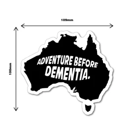 Adventure Before Dementia CAR UTE 4x4 4WD Sticker