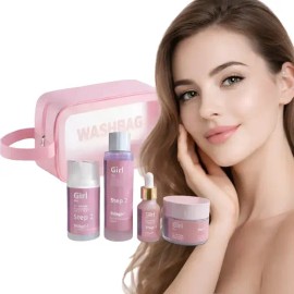 Skincare Para Dama Con Extracto De Arroz 4 Piezas Nuevo                                                                                               