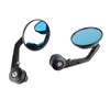 Pair of Motorcycle Rearview Mirror Wide View Aluminum Alloy Universal