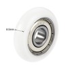 uxcell Ball Bearing Guide Pulley Roller Round Wheel 8x30x8.5mm Double