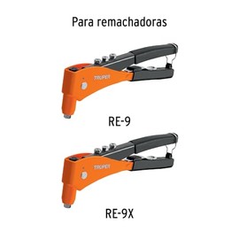 Truper MOR-RE-9, Mordazas de repuesto para remachadora RE-9 y RE-9X