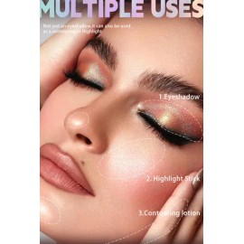 Set De Maquillaje En Barra Para Sombra De Ojos En Crema, 6 U                                                                                          