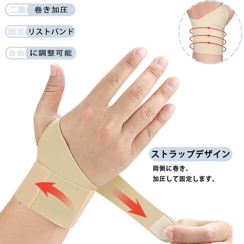 Clcyricher Ultra Thin Wrist Support, 2-Piece Set, Thumb, Joints, Thumb