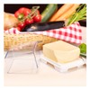 Westmark 208622E3 Fridge Butter Dishes, Plastic, Exclusive, White/Transparent, Transparent