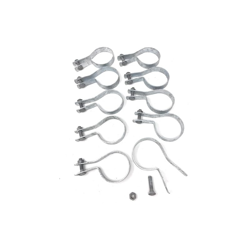 Galvanized Steel Chain Link Tension Band, Durable Steel Chain Link