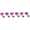 Healeved 12pcs Heart Shape Cotton Makeup Puff for Loose Powder