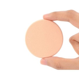 Round makeup sponge, firm, soft philtrum base, foundation, squishy compact makeup puff, sunscreen / 원형 메이크업 스펀지 쫀쫀 부드러운 인중 베이스 파운데이션 말랑 컴팩트 화장퍼프 선크림