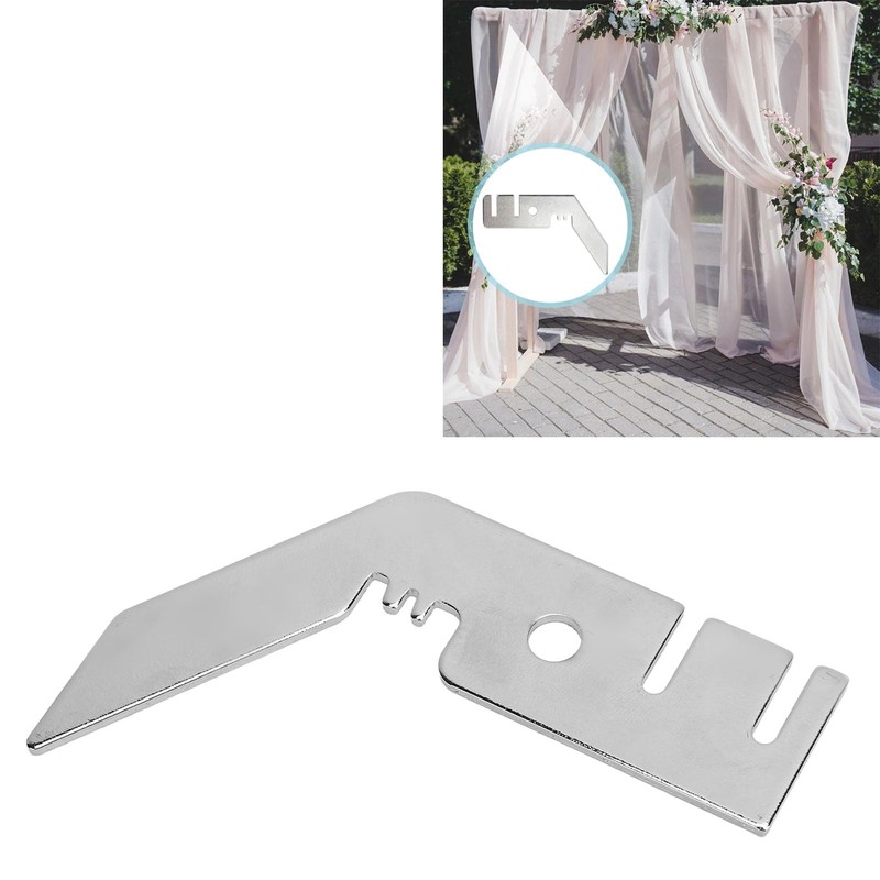 Double Crossbar Hanger, Iron Wedding Valance Hanger Heavy Duty Portable
