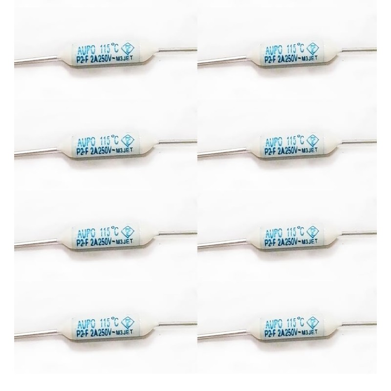 115C, 115C Fuses, Microtemp Thermal Fuse Axial Type 122 TF