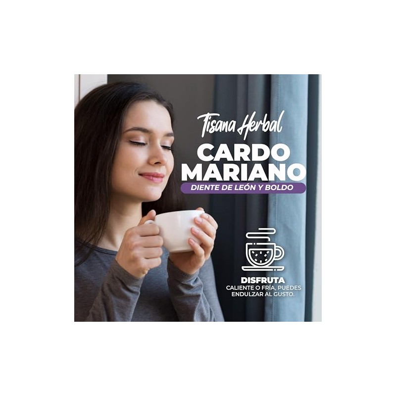 Naima Tisana de Cardo Mariano, Diente de León y Boldo