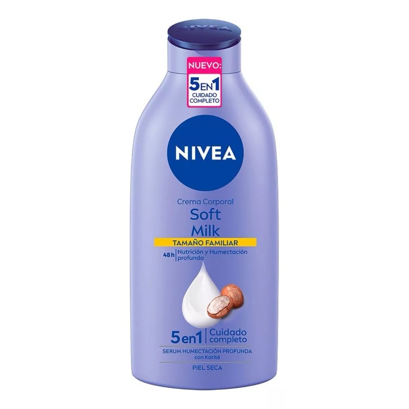 Nivea Crema Corporal Nivea Soft Milk Con Karité Piel Seca