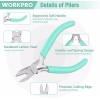 WORKPRO 3 Pack Jewelry Plier Set Needle Nose/Chain Nose Pliers