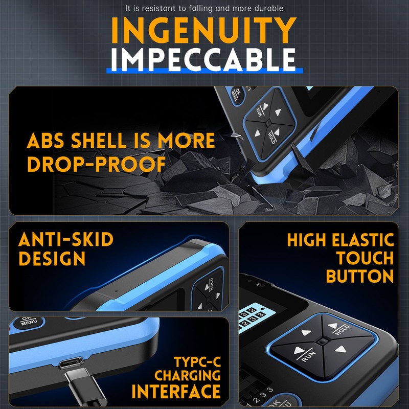Handheld Portable Digital Oscilloscope Transistor Checker Tester Inductance Capacitance Resistance