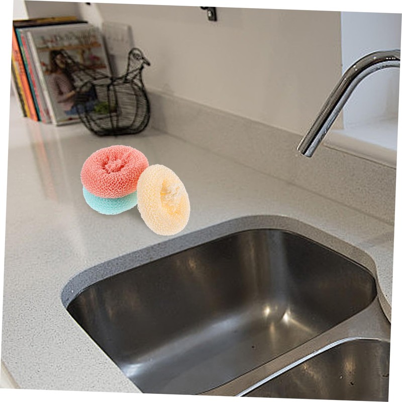 VILLFUL 10pcs Dish Scrubbers Kitchen Dish Scrub Pads Scratch Resistant