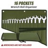 ROCKCOON Wrench Roll Organizer 16 Pockets, Wrench Pouch Roll Up