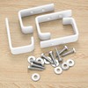 4 Pcs Garage Hooks for Hanging Heavy Duty Hooks, White