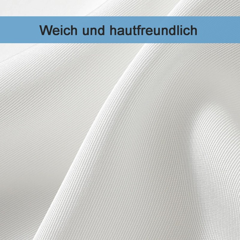 RICHAIR Set of 2 Waterproof Pillowcases Oeko-Tex Standard 100% Breathable