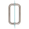 Dynasty Hardware 8" Back to Back Tubular Shower Door Pull