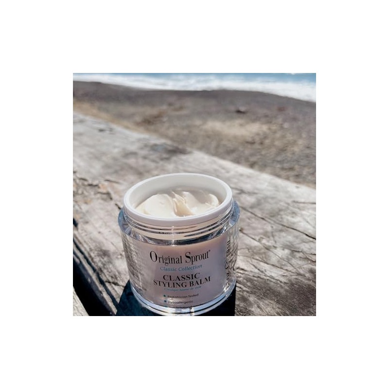 Original Sprout Natural Styling Balm. Non-Toxic Firm Holding Hair Styling
