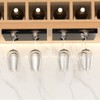 Gittcoll Wine Glasses Rack Stainless Steel Under Cabinet Stemware Hanging
