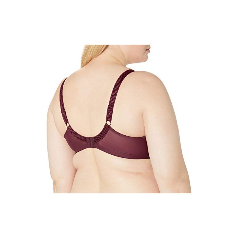Elomi Women's Cate Full Coverage Underwire Bra, Raisin, 34GG US