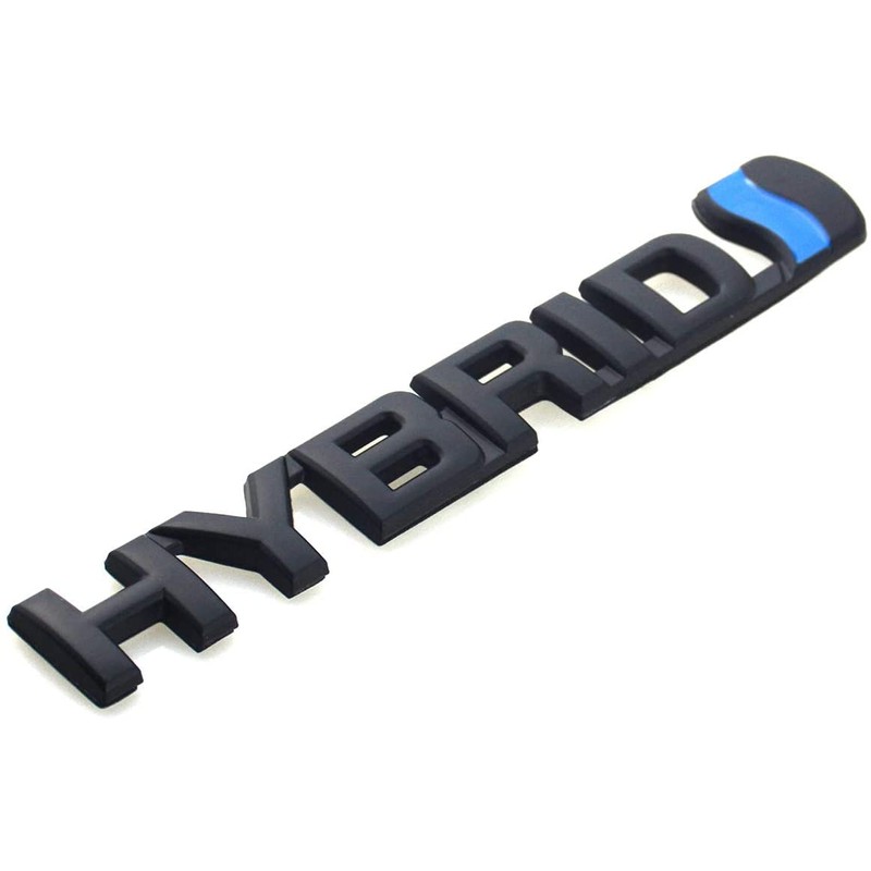 2pcs Hybrid Emblem 3D Metal Logo Letters Badge car Side