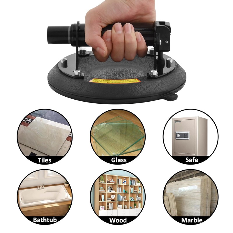 2Pack Vacuum Suction Cups with Metal Handle - Heavy Duty